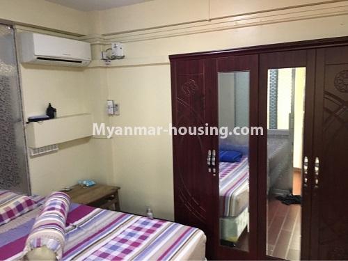 မြန်မာအိမ်ခြံမြေ - ငှားရန် property - No.4023 - တာမွေတွင် နိုင်ငံခြားသားနေထိုင်ရန် အခန်းသန့်တစ်ခန်း ငှားရန်ရှိသည်။View of the bed room.