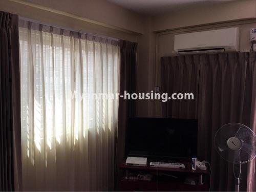 Myanmar real estate - for rent property - No.4023 - Clean room for rent in Tarmwe! - View of the living room.