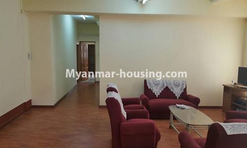 Myanmar real estate - for rent property - No.4026 - Large and clean room for rent in Yae Kyaw, Pazundaung! - View of the inside.