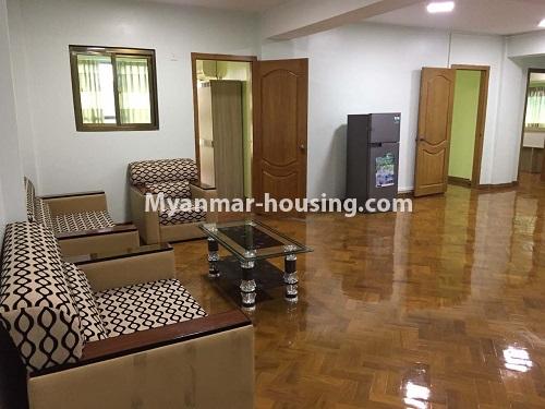 Myanmar real estate - for rent property - No.4028 - Decorated room for rent in Yankin! - living room