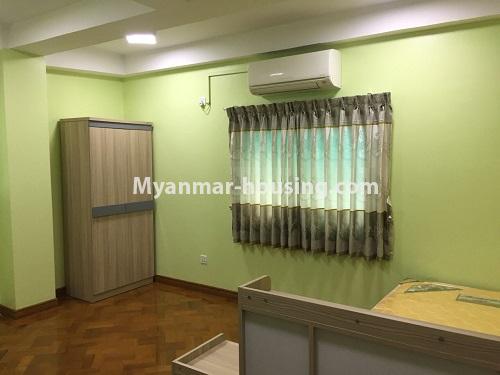 Myanmar real estate - for rent property - No.4028 - Decorated room for rent in Yankin! - another master bedroom.