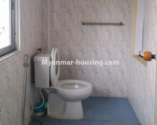 Myanmar real estate - for rent property - No.4029 - Condo room for rent near Yangon Railway Station! - bathroom