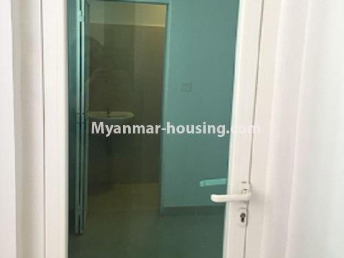 Myanmar real estate - for rent property - No.4031 - Swimming pool View room for rent in G.E.M.S Condo. - View of the toilet.