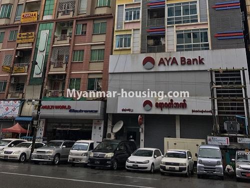 Myanmar real estate - for rent property - No.4032 - Condo room for office purpose in Bo Aung Kyaw! - building view