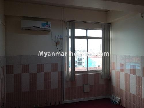 Myanmar real estate - for rent property - No.4032 - Condo room for office purpose in Bo Aung Kyaw! - upper view of the bedroom