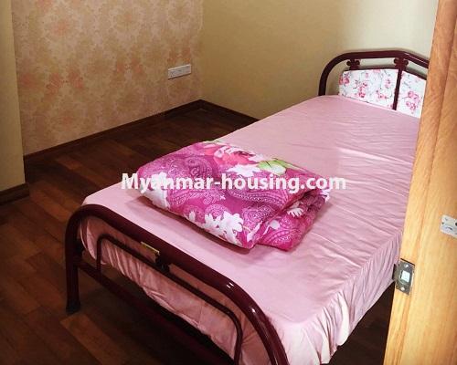 Myanmar real estate - for rent property - No.4033 - High Floor Condo Room for rent in Bo Myat Htun Road. - single bed room