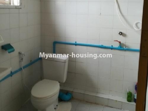 Myanmar real estate - for rent property - No.4034 - Apartment for rent in Bahan! - toilet 