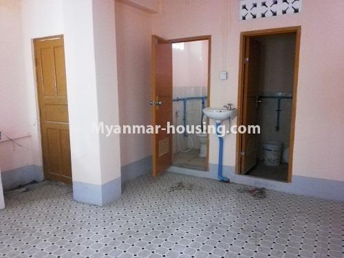 Myanmar real estate - for rent property - No.4037 - Apartment for rent in South Okkalapa! - bathroom and toilet