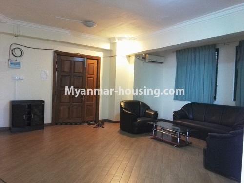 Myanmar real estate - for rent property - No.4040 - Nice view condo room in Pearl Condo! - another view of living room