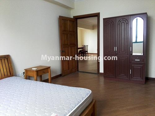 Myanmar real estate - for rent property - No.4040 - Nice view condo room in Pearl Condo! - master bedroom 