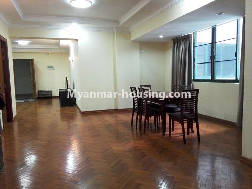 Myanmar real estate - for rent property - No.4042 - Condo room for rent in Pearl Condo! - dining area