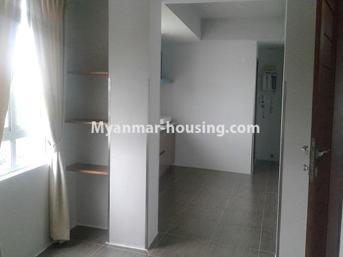 Myanmar real estate - for rent property - No.4043 - Nice Condo room  for rent in Yankin Township. - another master bedroom view