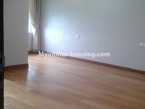 Myanmar real estate - for rent property - No.4043 - Nice Condo room  for rent in Yankin Township. - another view of the bedroom