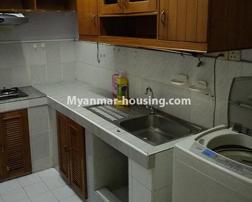Myanmar real estate - for rent property - No.4046 - Condo room for rent in University Yeik Mon Condo. - kitchen