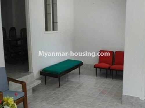 缅甸房地产 - 出租物件 - No.4049 - Landed house for rent in Bahan! - living room