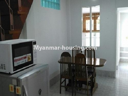 Myanmar real estate - for rent property - No.4049 - Landed house for rent in Bahan! - dining area