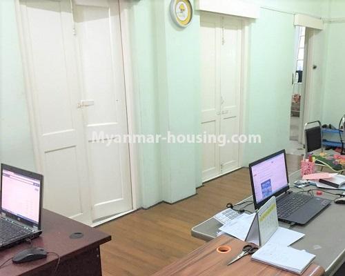 Myanmar real estate - for rent property - No.4051 - Clean room in lower floor near YCDC! - living room