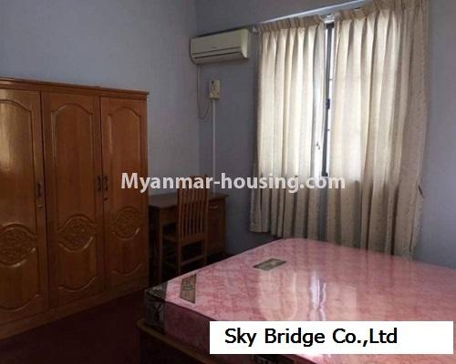 မြန်မာအိမ်ခြံမြေ - ငှားရန် property - No.4056 - မင်္ဂလာတောင်ညွန့်တွင် ကွန်ဒိုတိုက်ခန်းငှါးရန်ရှိသည်။single bedroom