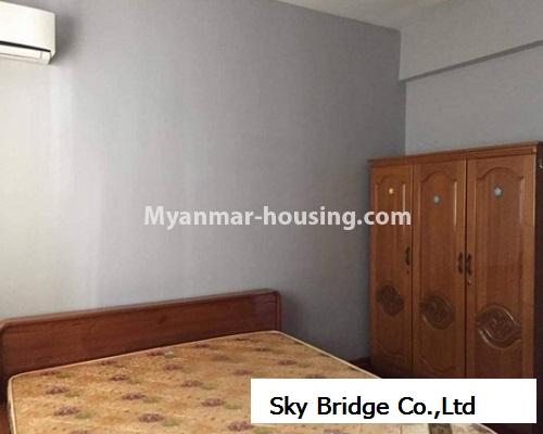 缅甸房地产 - 出租物件 - No.4056 - 3.	Condo room for rent in Mingalar Taung Nyunt! - master bedoom