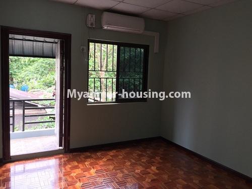 Myanmar real estate - for rent property - No.4058 - New Half and Two Storey house for rent in North Dagon! - one bedroom and balcony