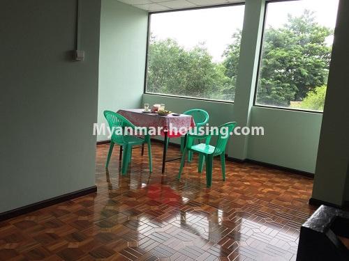Myanmar real estate - for rent property - No.4058 - New Half and Two Storey house for rent in North Dagon! - another bedroom and outside view