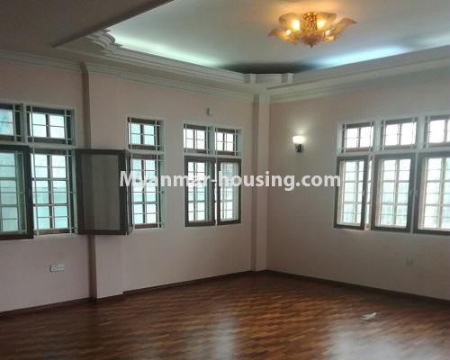Myanmar real estate - for rent property - No.4059 - Landed house in Maykha Housing! - living room