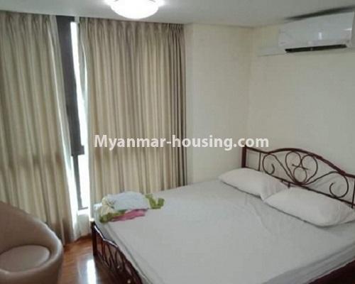 Myanmar real estate - for rent property - No.4067 - Nice condo room in Malikha Condo! - master bedoom