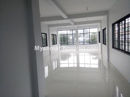 Myanmar real estate - for rent property - No.4068 - A Good Landed house for rent in Insein Township. - living room hall