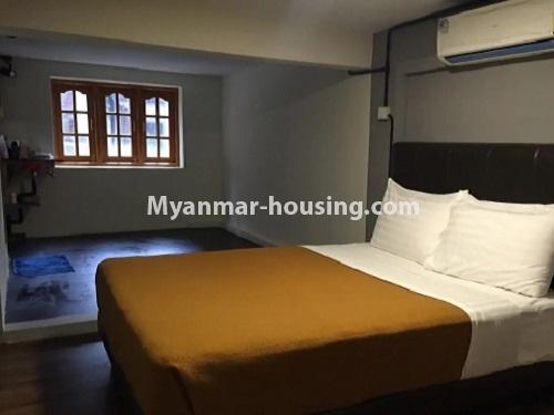 Myanmar real estate - for rent property - No.4072 - Hong Kong Type Apartment with two level for short term rent near Junction Maw Tin! - another bedroom view