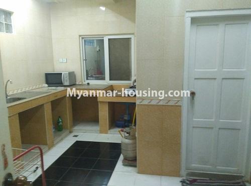 Myanmar real estate - for rent property - No.4077 - Condo room for rent near Hledan Junction! - kitchen 