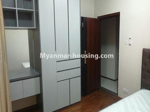 မြန်မာအိမ်ခြံမြေ - ငှားရန် property - No.4078 - ၈ မိုင်လမ်းဆုံးနားတွင် ကွန်ဒိုအသစ်ခန်းတစ်ခန်း ငှါးရန်ရှိသည်။single bedroom