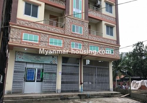 မြန်မာအိမ်ခြံမြေ - ငှားရန် property - No.4080 - ပေါက်တောဝအနီးတွင် မြေညီထပ် ငှားရန်ရှိသည်။View of the building