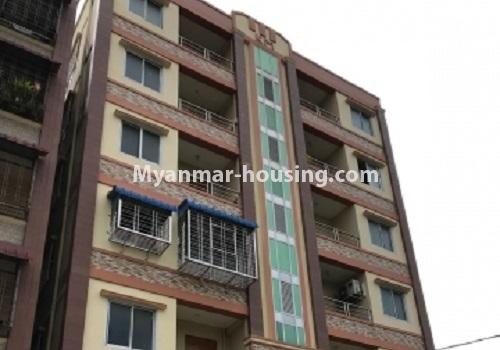 မြန်မာအိမ်ခြံမြေ - ငှားရန် property - No.4080 - ပေါက်တောဝအနီးတွင် မြေညီထပ် ငှားရန်ရှိသည်။View of the Building