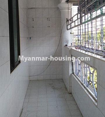 Myanmar real estate - for rent property - No.4083 - An apartment for rent in Lathar Township - View of Balcony