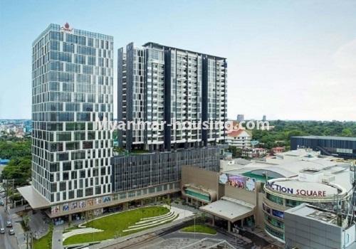 Myanmar real estate - for rent property - No.4085 - Office room for rent in Crystal Office Tower! - outside view