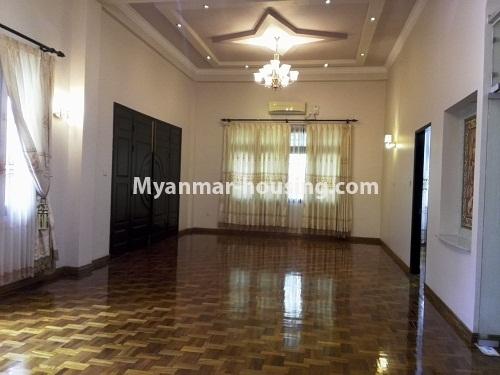 Myanmar real estate - for rent property - No.4090 - Three storey landed house for rent in Bahan Township. - View of the Living room