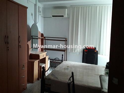 ミャンマー不動産 - 賃貸物件 - No.4092 - Condo room for rent in Mingalar Taung Nyunt Township. - master bedroom