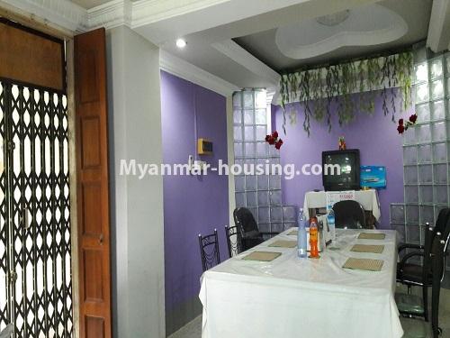 ミャンマー不動産 - 賃貸物件 - No.4092 - Condo room for rent in Mingalar Taung Nyunt Township. - dining room