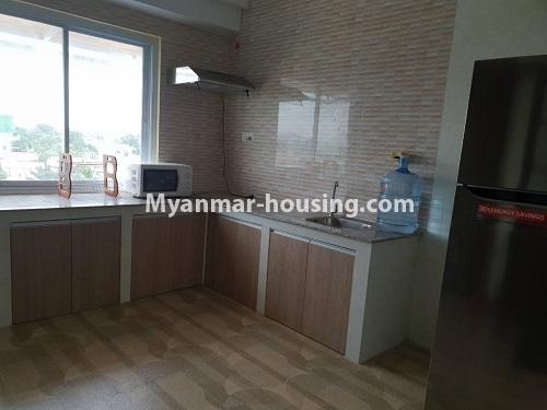 Myanmar real estate - for rent property - No.4093 - Nice condo room with good view in Aung Chan Thar Condo! - kitchen