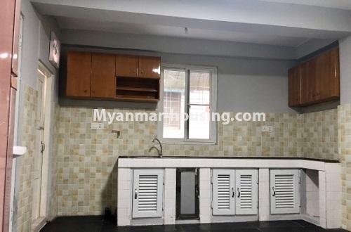 Myanmar real estate - for rent property - No.4099 - An apartment for rent near BRB Bus-top, Hledan! - kitchen