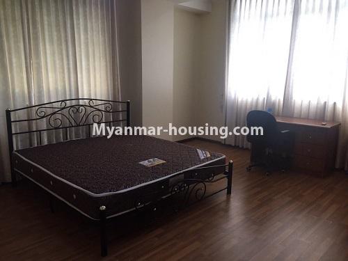 Myanmar real estate - for rent property - No.4100 - A Good Condominium room for rent in Mingalar Taung Nyunt. - master bedroom 3