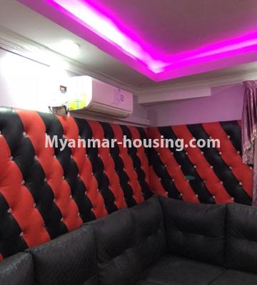 Myanmar real estate - for rent property - No.4102 - Condo room in Aung Chanthar Condo for those who want to live in nive room! - living room