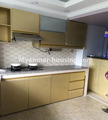 缅甸房地产 - 出租物件 - No.4102 - Condo room in Aung Chanthar Condo for those who want to live in nive room! - kitchen