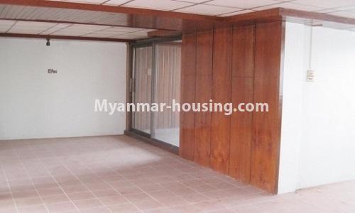 Myanmar real estate - for rent property - No.4105 - Three rooms with attics at the first floor for rent near Thamine Junction! - hall space of one rooom