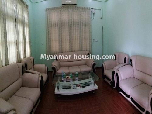 Myanmar real estate - for rent property - No.4108 - A Good Landed house with decoration for rent in Yan Kin Towship. - living room