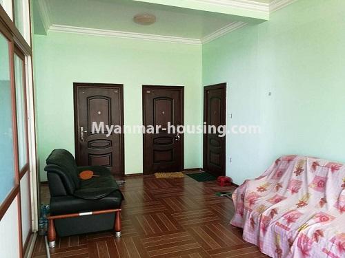 Myanmar real estate - for rent property - No.4108 - A Good Landed house with decoration for rent in Yan Kin Towship. - living room