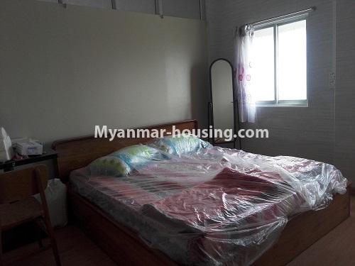 မြန်မာအိမ်ခြံမြေ - ငှားရန် property - No.4109 - အလုံတွင် ကွန်ဒိုခန်းငှါးရန်ရှိသည်။master bedroom 