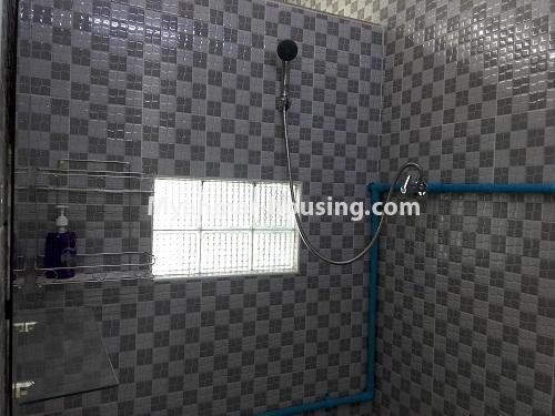 Myanmar real estate - for rent property - No.4109 - Condo room for rent in Ahlone! - compound bathroom