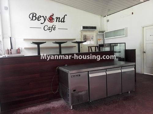 မြန်မာအိမ်ခြံမြေ - ငှားရန် property - No.4111 - အင်းယားကန်နားတွင် ကော်ဖီဆိုင် (သို့) စားသောက်ဆိုင်ငှါးရန်ရှိသည်။ - counter