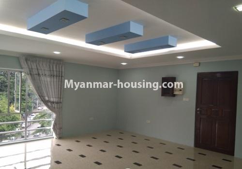 Myanmar real estate - for rent property - No.4113 - Nice condo room near Tarmwe Ocean Centre! - living room